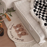 Boucle Bear Half-Moon Doormat