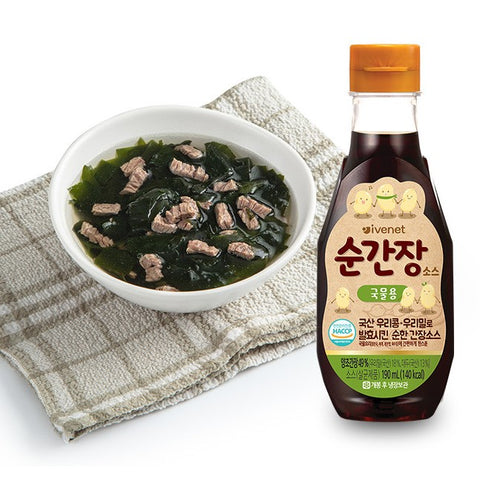 아이배냇 순간장 소스 IVENET MID SOY SAUCE FOR SOUP / FOR BIBIM 190ml