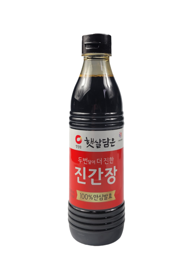 [청정원] 두번달여더진한 진간장 500ml