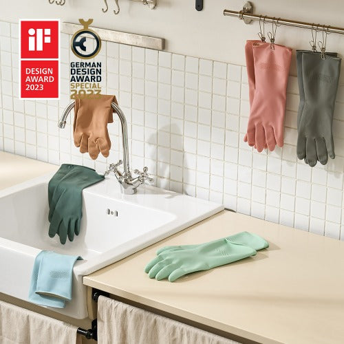 [생활공작소] 라텍스 고무장갑 일반형 [Saengong] Dishwashing Latex Rubber Gloves (Standard Type)