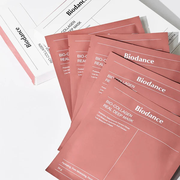 바이오던스 바이오 콜라겐 리얼 딥 마스크 팩 Biodance Bio Collagen Real Deep Mask 4ea