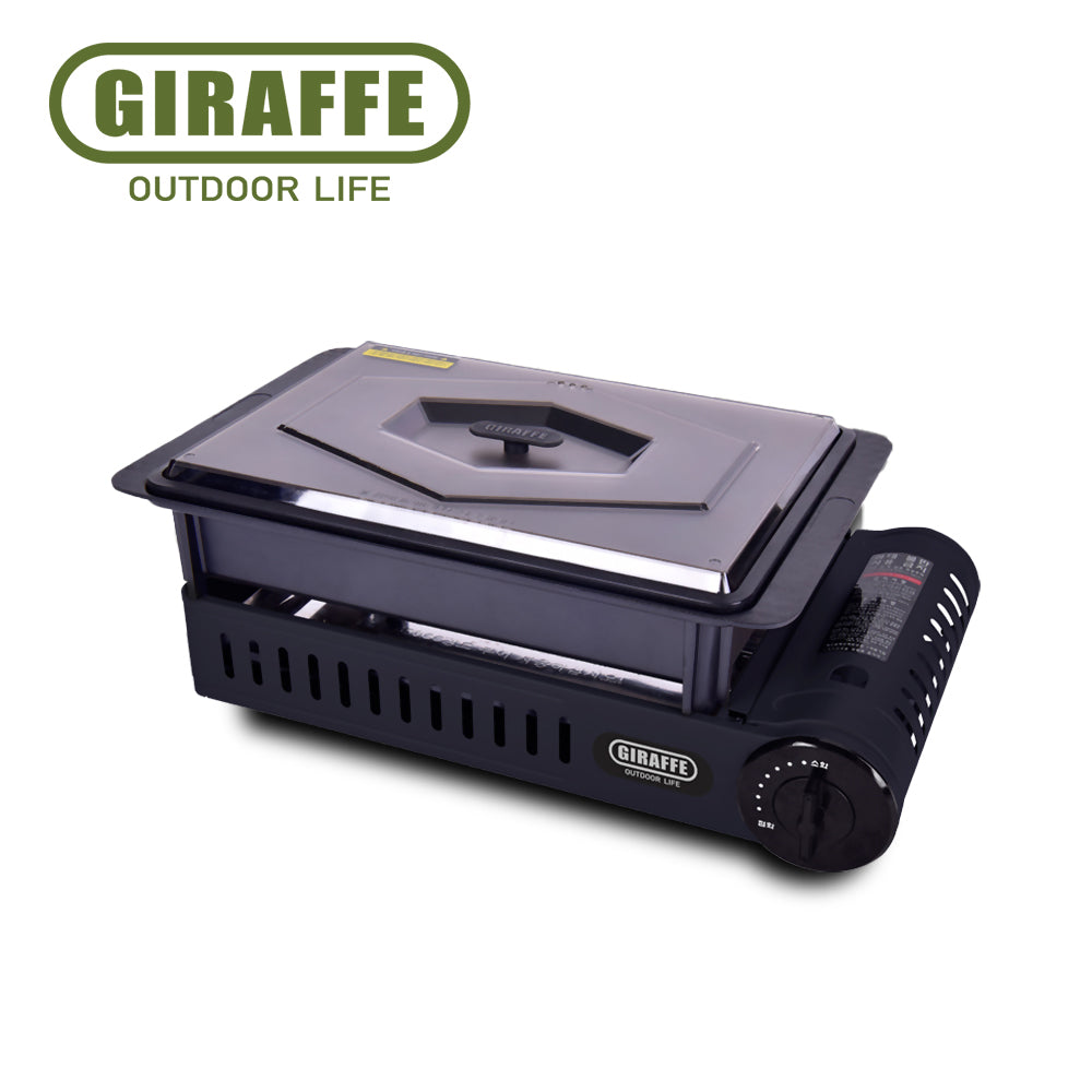 버너 풀세트 구성 완료! 지라프 구이바다 가스 그릴 GIRAFFE GAS GRILL