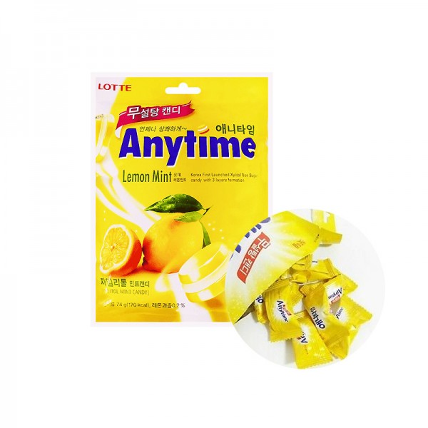 [롯데] 애니타임 레몬민트 60g