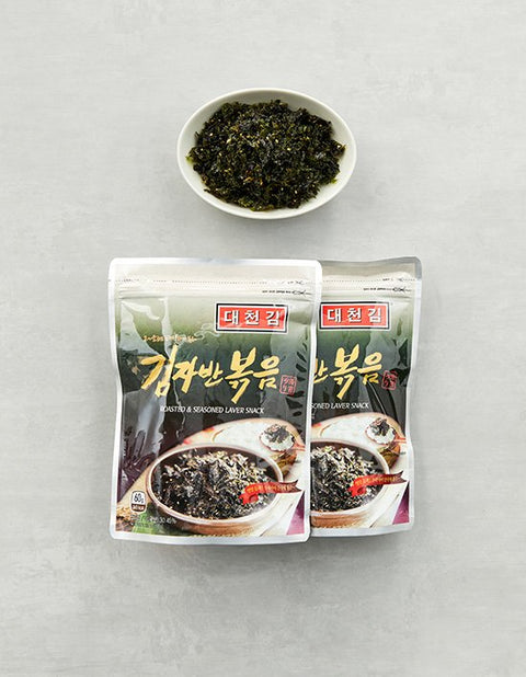 대천김 김자반볶음 60g x 2봉 | Roasted & Seasoned Laver Sanck Bundle 60g*2p