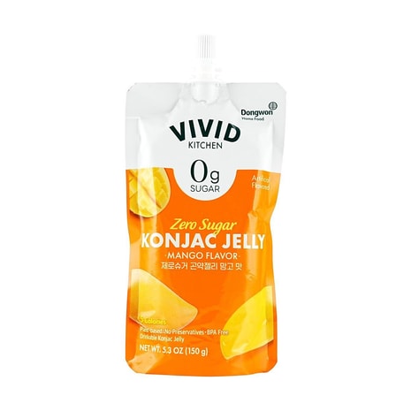 [비비드] 비비드 제로 슈가 곤약 젤리 망고 박스 150g*10