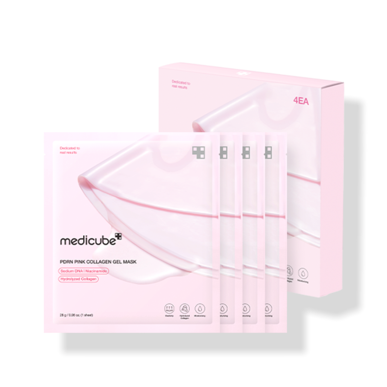 medicube PDRN Pink Collagen Gel Mask (4ea)