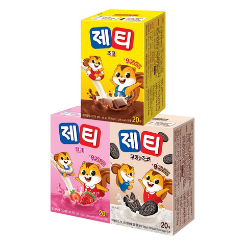 동서 제티 초코/쿠키앤초코/딸기/초콕
