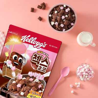 켈로그 오곡으로 만든 첵스 초코 2종 Kellogg's Chex Choco Made with Five Grains (2 Flavers)