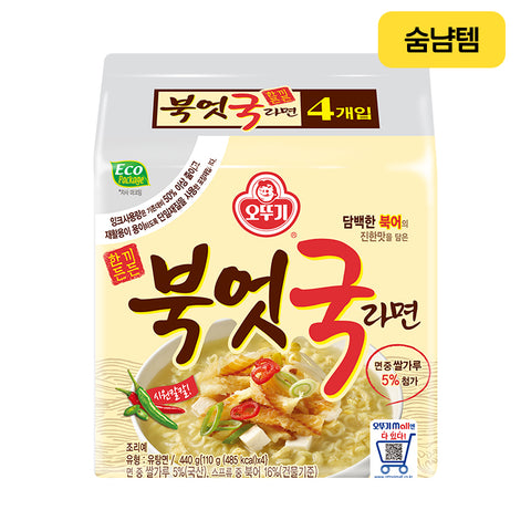 오뚜기 북엇국라면 멀티 110g*4 | [OTOKI] Bugeoguk Ramen 110g*4p