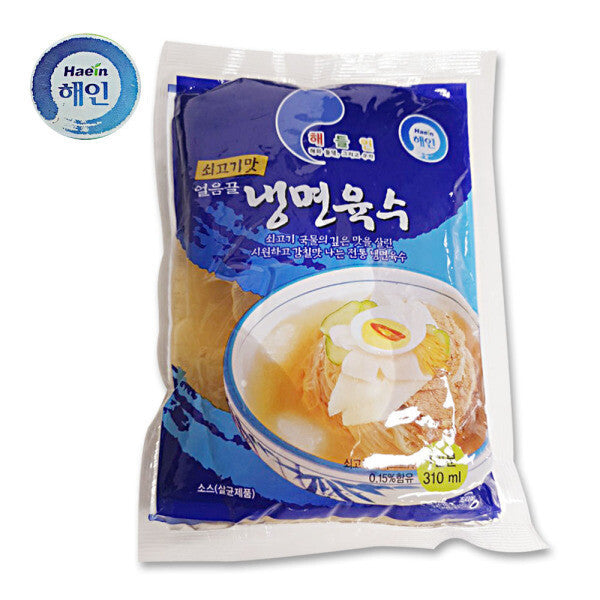 해인 냉면 육수 Cold noddle soup Dongchimi / Beef 310gX5packs