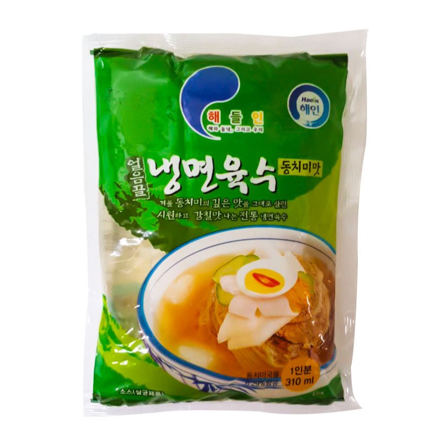 해인 냉면 육수 Cold noddle soup Dongchimi / Beef 310gX5packs