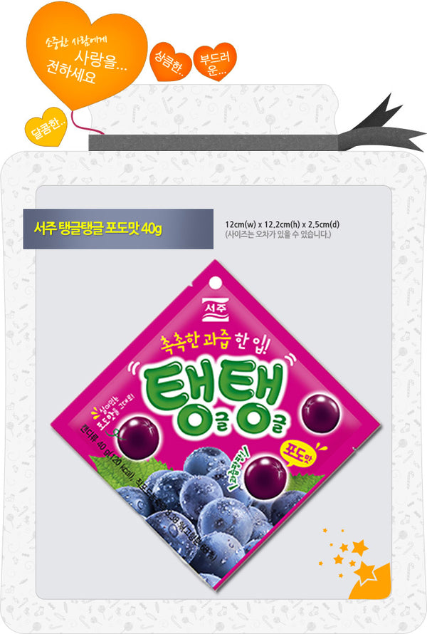 [서주] 산리오 탱글탱글 포도맛 40g