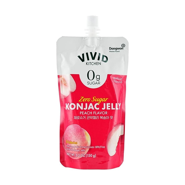 Vivid Kitchen Zero Sugar Konjac Jelly 10ea/box (4 flavors)