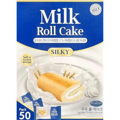 밀크롤 케이크 1kg Milk Roll Cake 20gX50ea