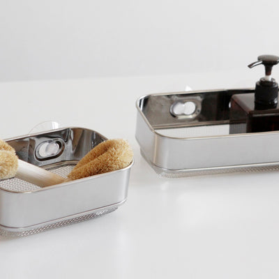KAMOME KITCHEN Stainless Steel Scrubber Holder S/M