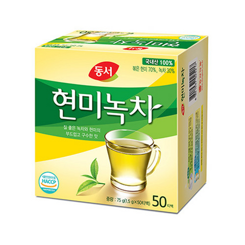 동서 현미 녹차 Brown Rice & Green Tea 1.5g * 50T