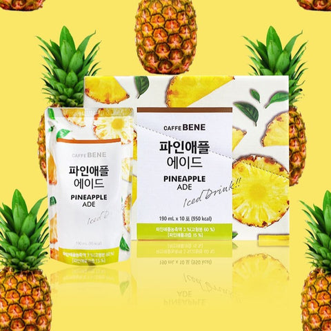 카페베네 파인애플 에이드 Cafe Bene Pineapple Ade 190ml * 10ea