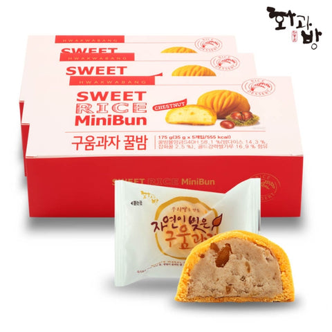 SYDNEY ONLY🚛 화과방 구움과자 시리즈 HWAKWABANG Sweet Rice Mini Bun  3 type