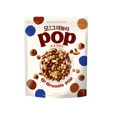 [오리온] 오! 그래놀라 팝초코 아몬드 370g