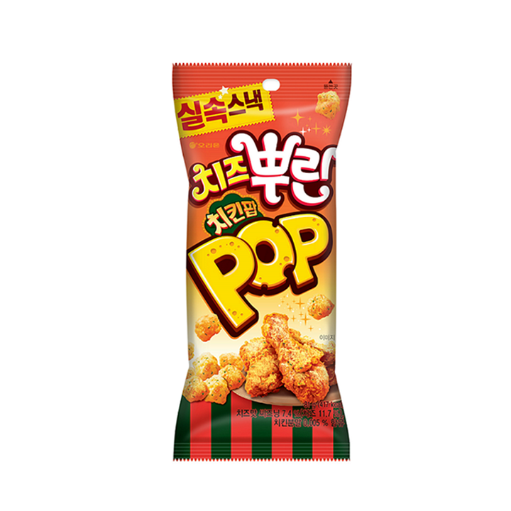 [오리온] 치킨팝 치즈 81g