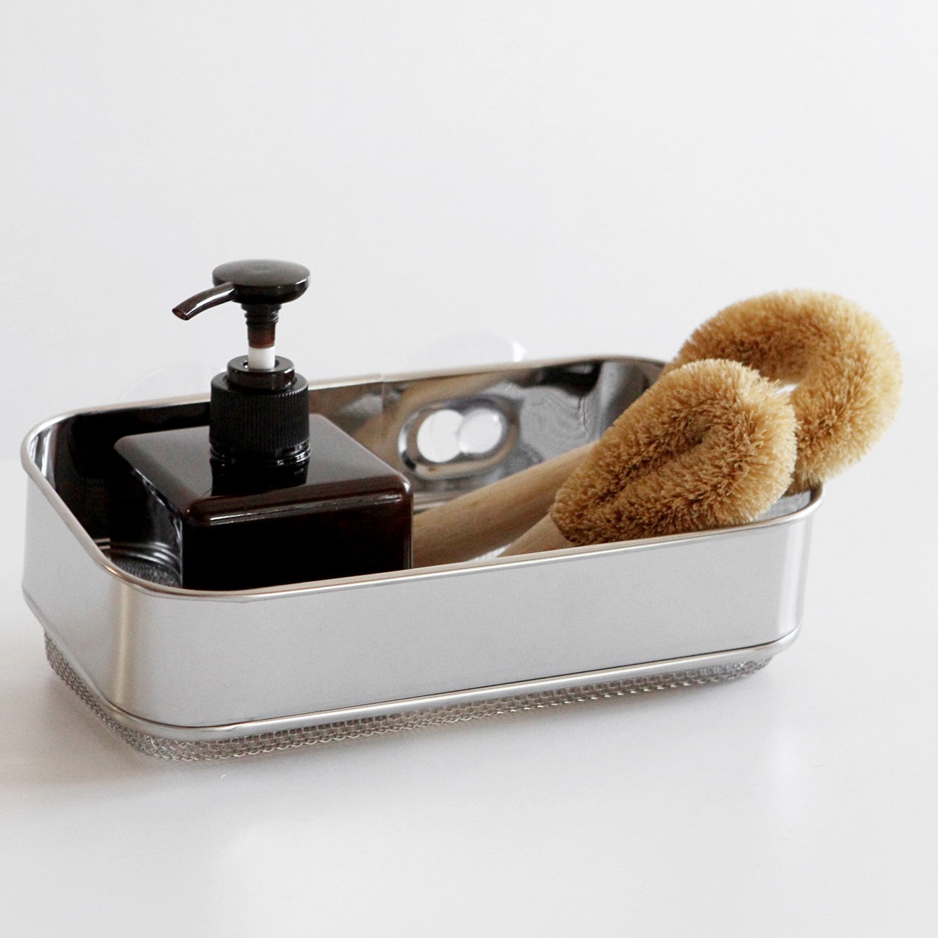 KAMOME KITCHEN Stainless Steel Scrubber Holder S/M