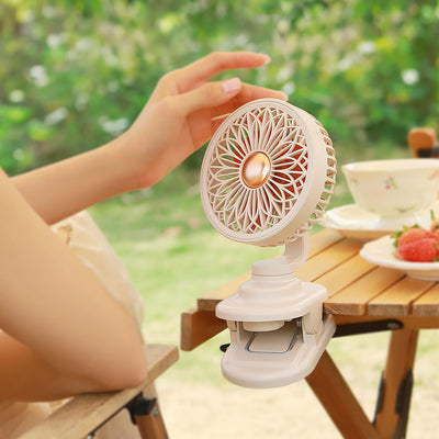 SOTHING 소싱 썬플라워 미니 클립형 선풍기 SUNFLOWER CLIP ON FAN
