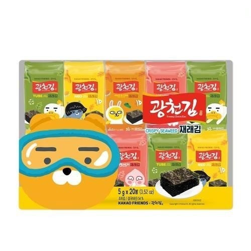 [광천] 광천 카카오 도시락 재래김 5g*20