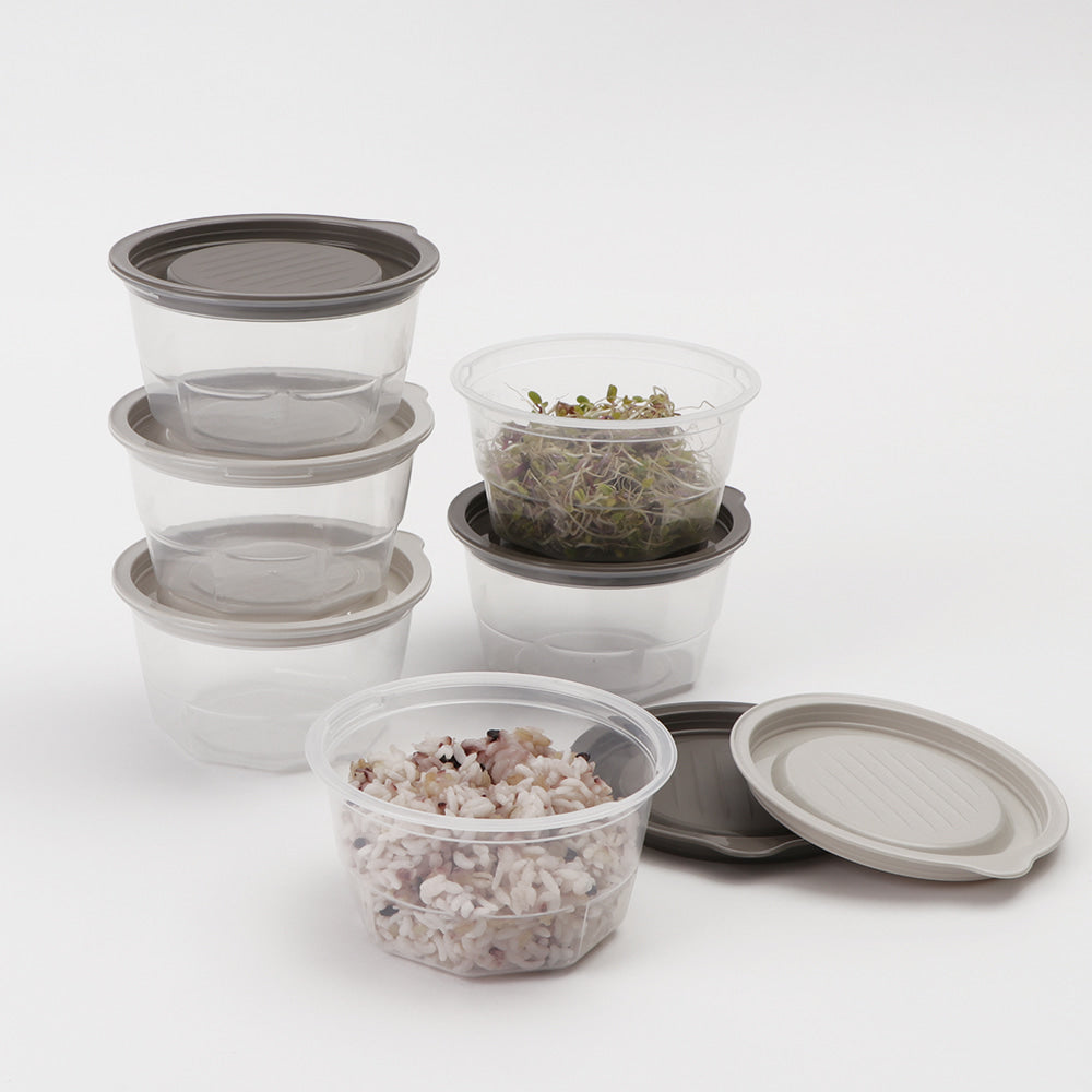 나인웨어 바로밥 전자레인지 용기 원형 NINEWARE FOOD CONTAINER CIRCLE 12P 350ML