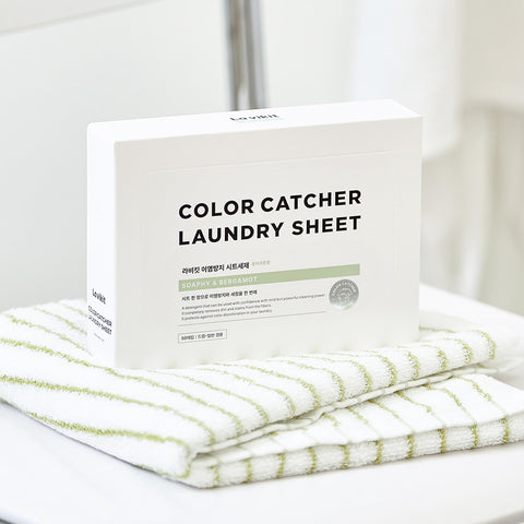 라비킷 이염방지 시트세제 50매입 La vikit Color Catcher Laundry Sheet