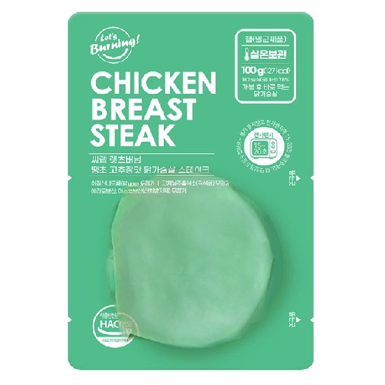 닭가슴살 스테이크 때초 100g
