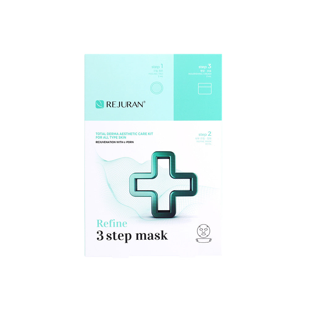 리쥬란 리파인 3 스텝 마스크 5매입 REJURAN REFINE 3 STEP MASK 2mL * 5sheets