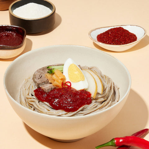칠갑산 냉천골 메밀비빔냉면 928g (4인분) | [CHILKAB] FRZ Buckwheat Noodle W/ Sauce 928g