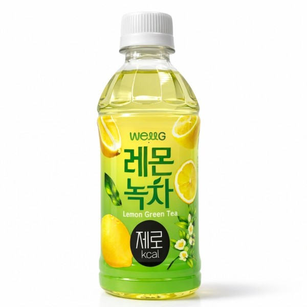[웰그린] 웰그린 레몬제로녹차 500ml