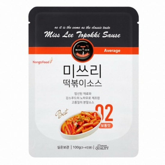 [미쓰리] 미쓰리 떡볶이 소스 2번 보통맛 100g