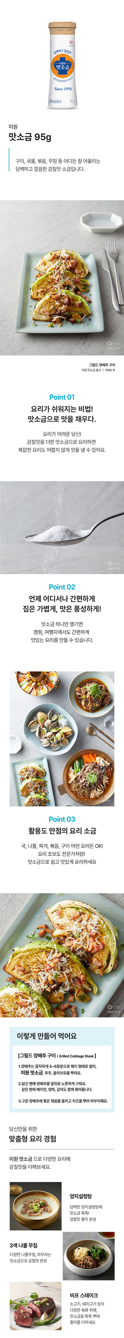 [청정원] 청정원 맛소금 95g