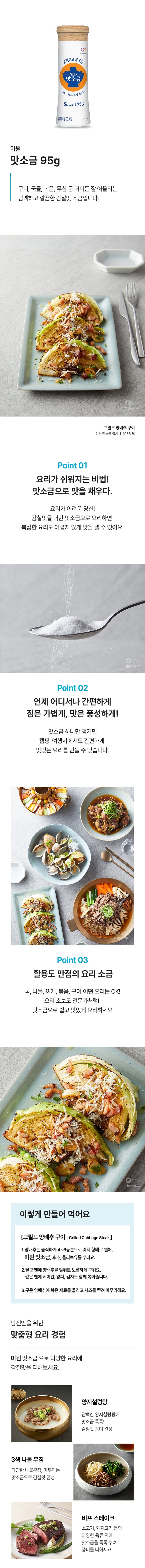 [청정원] 청정원 맛소금 95g