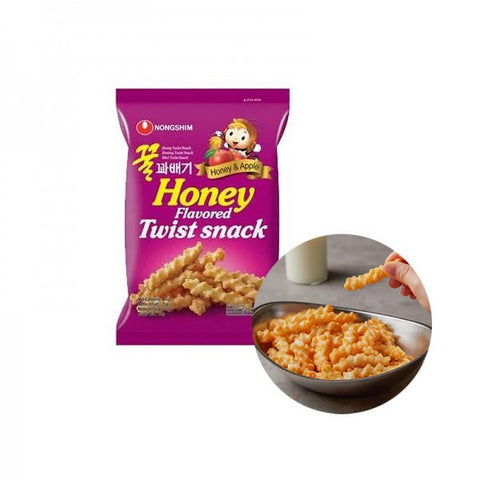 농심 꿀 꽈배기 Honey Flacoured Twist Snack 75g