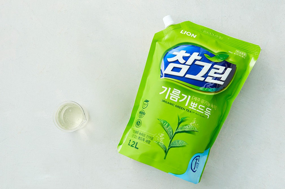 참그린 녹차뽀드득 리필 7057A 1.2L