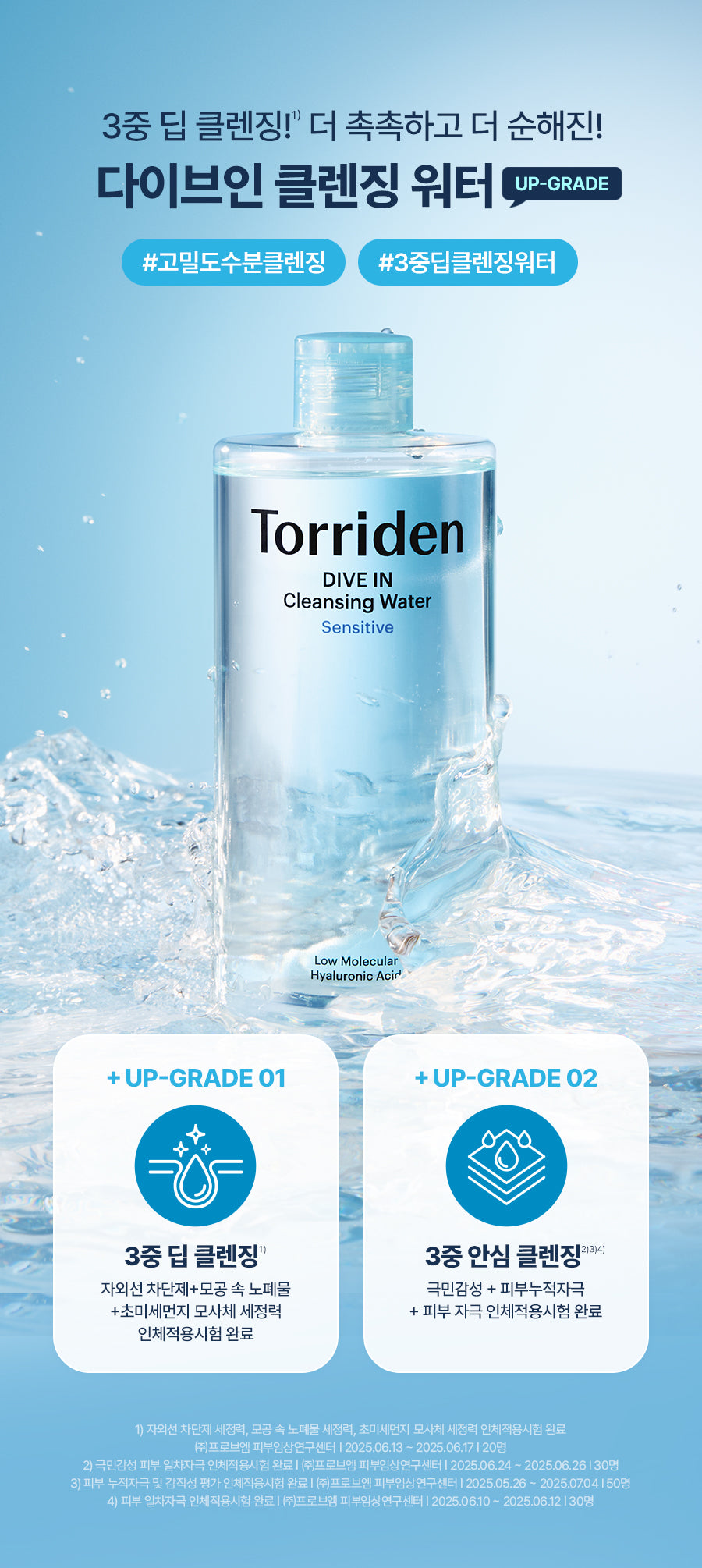 토리든 다이브인 저분자 히알루로산 클렌징워터 400ml