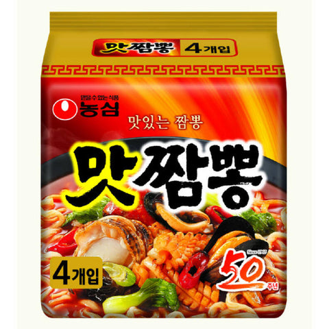 농심 맛짬뽕 130g x 4개 멀티팩 | [NONGSHIM] Champong Spicy 130g*4p