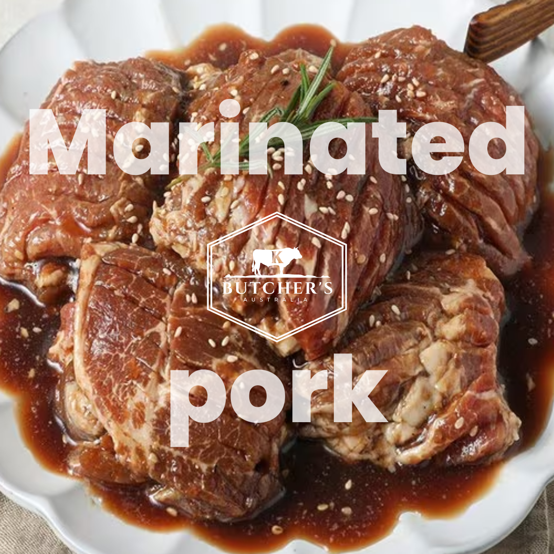 EVENT GIFT 💙 NEW✨K Butcher'S Autralia Marinated frozen pork neck 300-350g