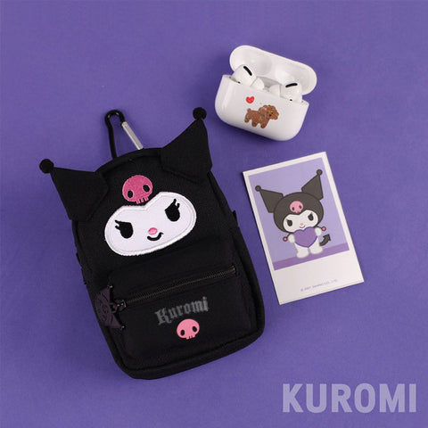 미니백팩파우치 마이멜로디/쿠로미 Sanrio Mini Backpack Pouch My melody / Kuromi