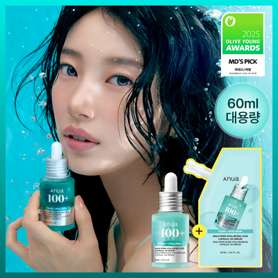 아누아 피디알엔 히알루론산 캡슐 100 세럼 30mL 기획 (+30mL 리필팩)