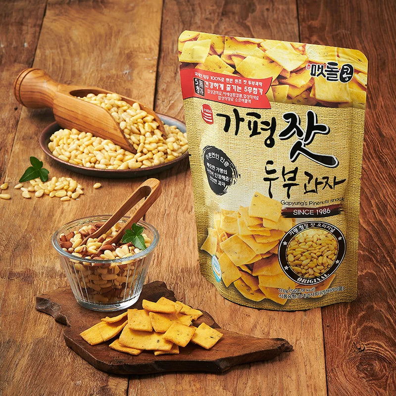 [미가푸드] 가평 잣 두부과자 110g