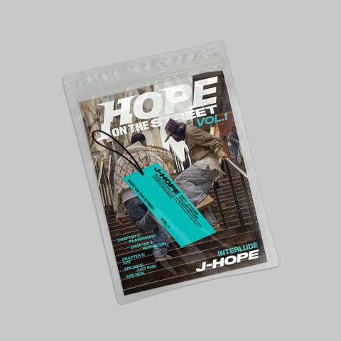 BTS J-Hope Hope ON The Street VOL.1 Special Album Contents+Photo zine+Sticker+Card+Tracking Sealed J Hope (Standard Prelude Version)