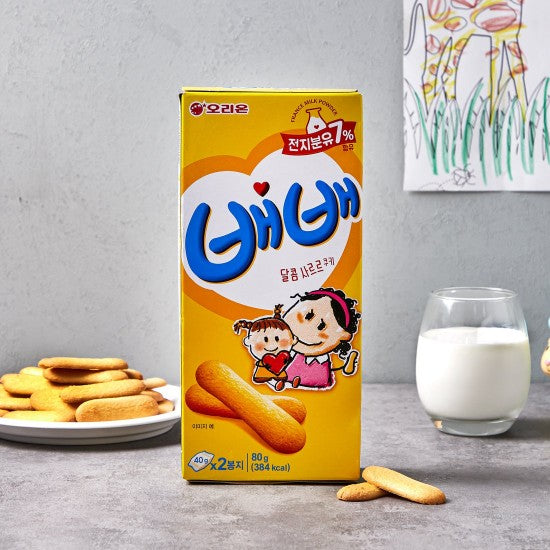 달콤 사르르 쿠키! 오리온 돌아온 배배 80g Baebae