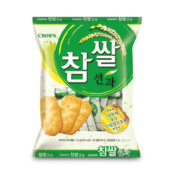 크라운 참쌀선과 115g | [CROWN] Cham Rice Biscuit 115g