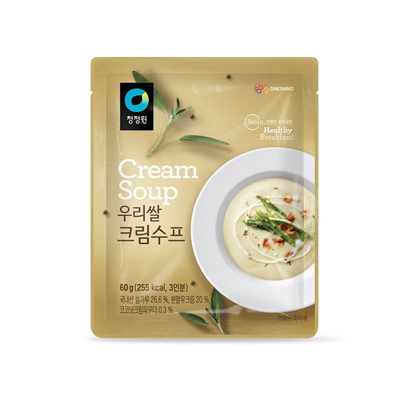 청정원 우리쌀 크림스프 60g | [CHEONGJEONGWEON] Roasted Rice Cream Soup 60g