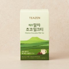 티젠 제주 말차 초코 밀크티 15g 20스틱 (300g) | [TEAZEN] Jeju Matcha Chocolate Milk Tea