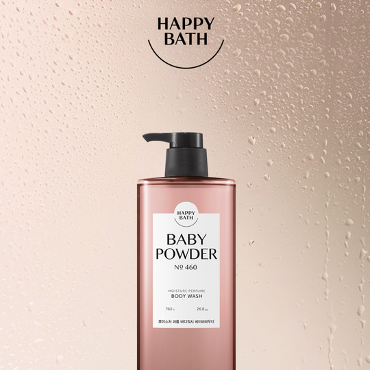 해피바스 바디 워시 HAPPY BATH BODY WASH WHITE MUSK / BLACK ROSE / BABY POWDER 760g
